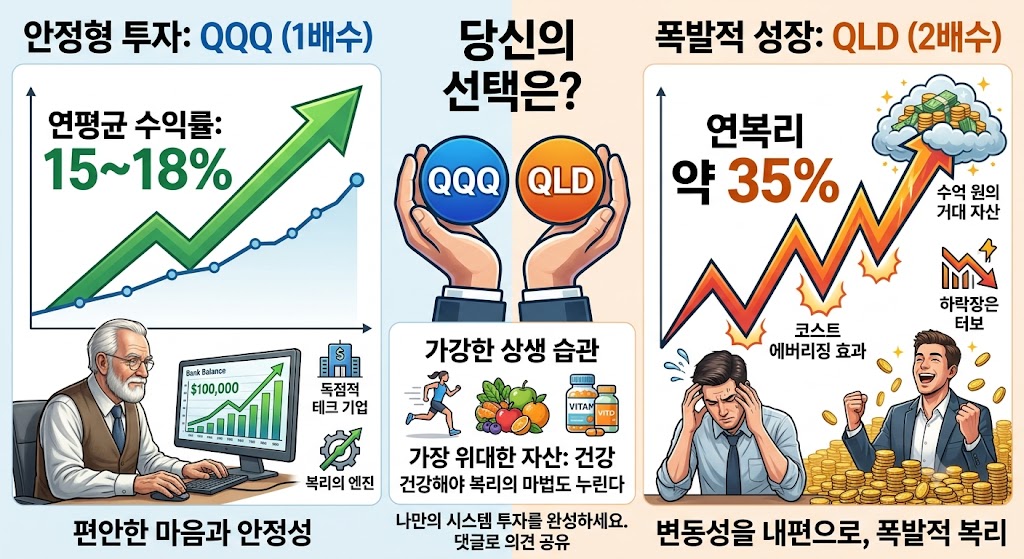 레버리지 ETF QLD, 10년 복리의 힘 — 과연 답인가?